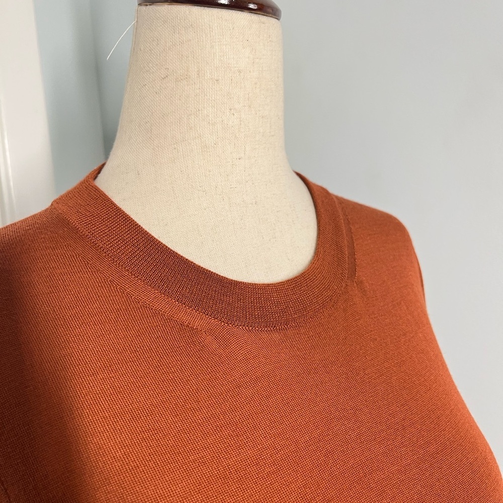 Partow the Greta Sweater in rust size S - Picture 6 of 9